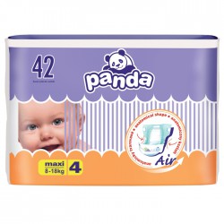 Подгузники 42 шт. Bella Панда макси 8-18 кг