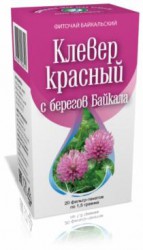 Фиточай Байкальский клевер красный с берегов Байкала 20 шт. ф/пак. 1,5 г