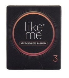 Презервативы Like Me увеличенного размера 3 шт.