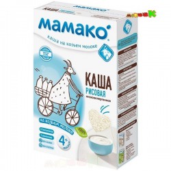 Каша молочная, Мамако 200 г рисовая на козьем молоке с 4 мес