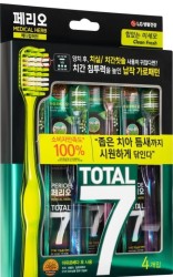 Зубная щетка 4 шт. Perioe Тотал 7 мягкая