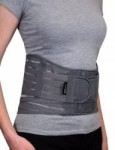 Корсет ортопедический, Orto.nik (Орто.ник) р. XS арт. ПР-312 ус противорадикулитный усиленный полужесткий 6 ребер жесткости ширина 22 см серый