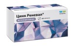 Цинк Реневал, таблетки покрытые пленочной оболочкой 48 мг/ 299 мг 60 шт БАД к пище