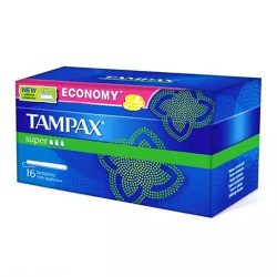 Тампоны Tampax СЕФ супер с картонным аппликатором 16 шт.