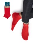 Носки мужские, Omsa (Омса) р. 45-47 (29-31) ECO Colors 402 Эко колорс укороченные Rosso красный