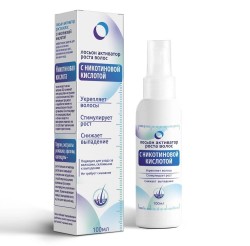 Лосьон активатор роста волос с никотиновой кислотой 100 мл