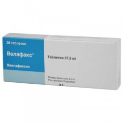 Велафакс, таблетки 37.5 мг 28 шт