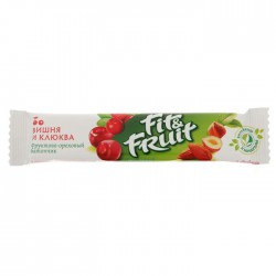 Батончик 30 г Фито Фрут вишня + клюква