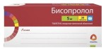 Бисопролол, таблетки покрытые пленочной оболочкой 5 мг 30 шт