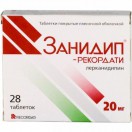 Занидип-Рекордати, табл. п/о пленочной 20 мг №28