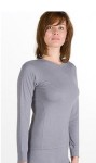 Термобелье для женщин, Guahoo (Гуаху) р.  M арт. 261-S/GY Эвридэй мид-вэйт фуфайка серая