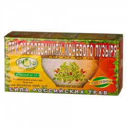 Фиточай Сила российских трав Стевия №10 При заболеваниях мочевого пузыря 20 шт. ф/пак. 1.5 г