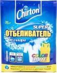 Отбеливатель, Chirton (Чиртон) 75 г Супер без хлора для белых и цветных тканей кислородный
