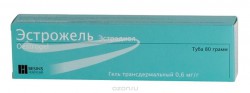 Эстрожель, гель трансдермальный 0.6 мг/г 80 г 1 шт флакон с помпой-дозатором