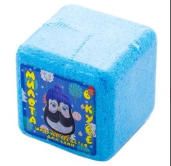 Шипучая соль для ванн Laboratory Katrin Милота в кубе Пингвин